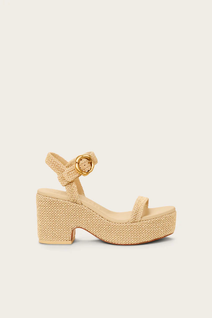 CLARA PLATFORM SANDAL - NATURAL | Cult Gaia - US