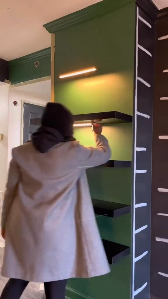 Love adding light to these bookshelves in my client's rental apartment.

#LTKhome