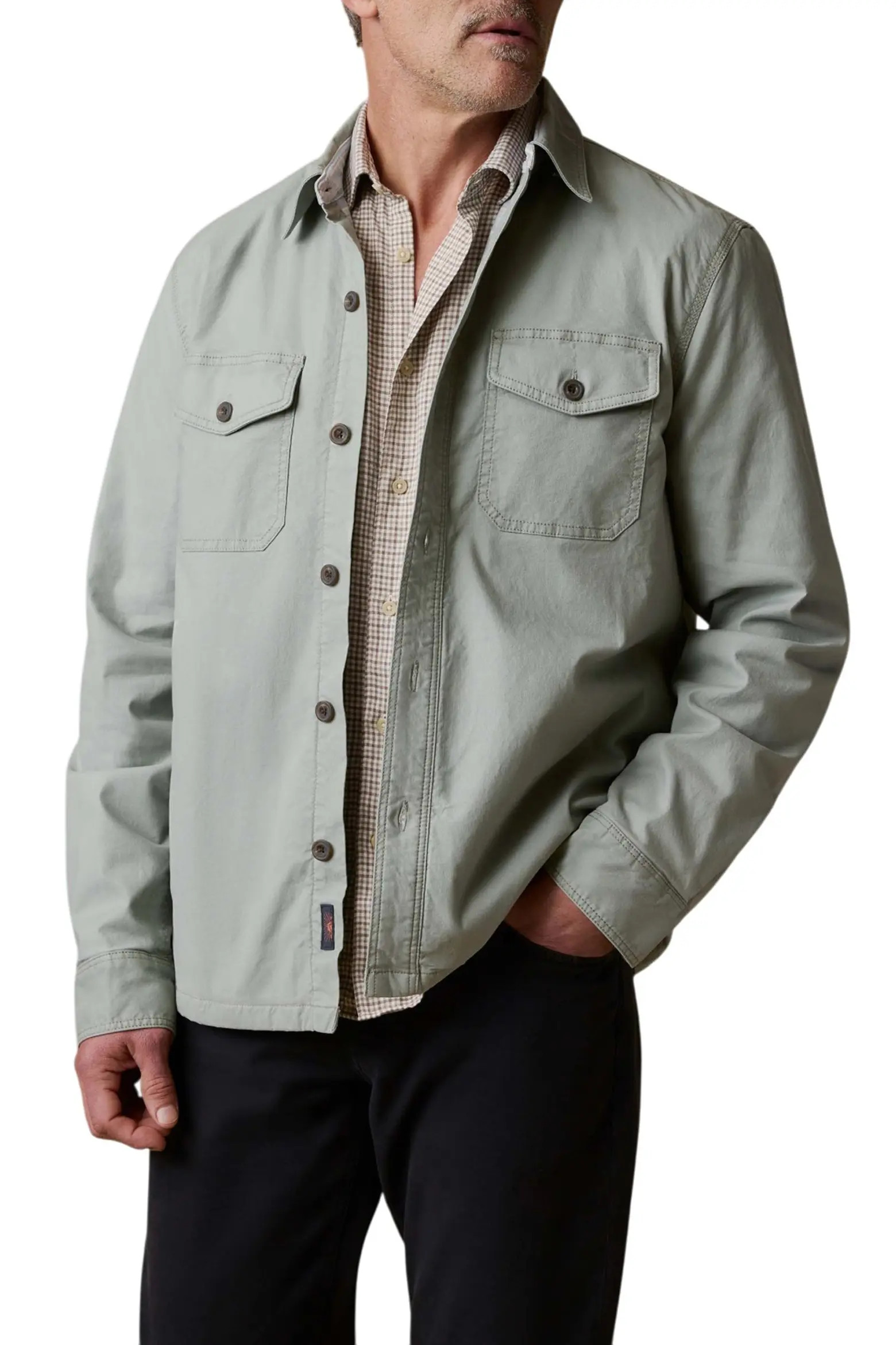 Lakeside Stretch Organic Cotton CPO Jacket (Men) | Nordstrom | Nordstrom