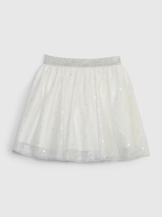 Toddler Metallic Dot Tulle Skirt | Gap (US)