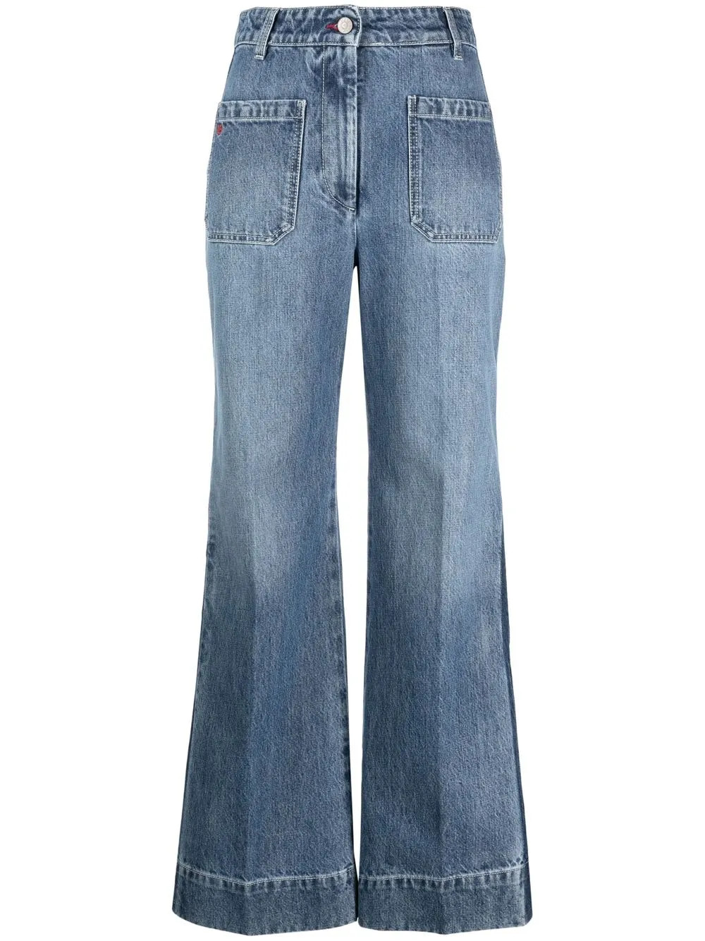 Victoria Beckham Alina High Waist Jeans - Farfetch | Farfetch Global