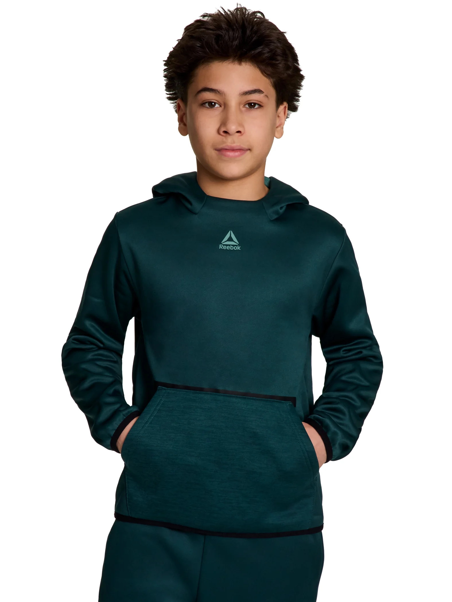 Reebok Boy's Athletic Cool Down Fleece Hoodie, Sizes 4-18 | Walmart (US)