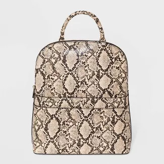 Floral Print Dome Mini Zip Closure Backpack - A New Day™ | Target