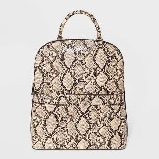 Floral Print Dome Mini Zip Closure Backpack - A New Day&#8482; | Target