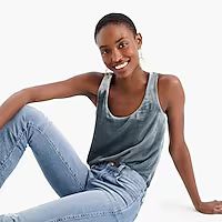 Velvet tank top | J.Crew US