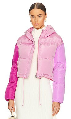 Olivia Rubin Megan Puffer in Colourblock from Revolve.com | Revolve Clothing (Global)