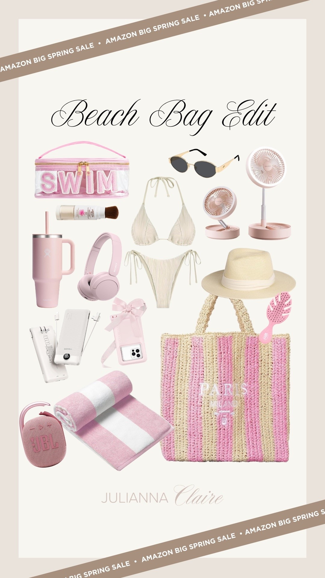 Amazon big spring sale deals on beach bag essentials! 

#LTKTravel #LTKSaleAlert