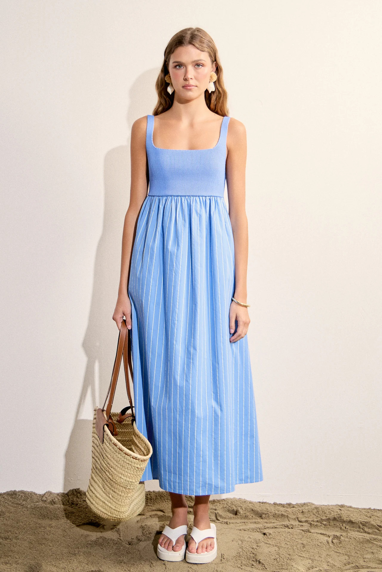 Eliza Knit Midi Dress | English Factory