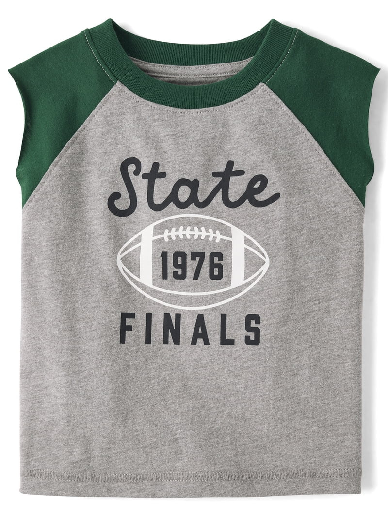 The Children's Place Baby & Toddler Boys Sleeveless Varsity Muscle Tank Top, Sizes 6M-5T | Walmart (US)