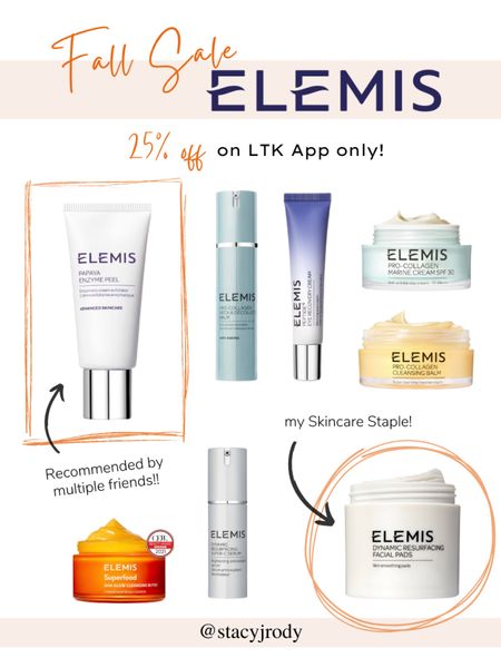 Elemis cleansing balm melts makeup and dirt away. Travel sizes in the resurfacing pads and balm for your trip 

#LTKbeauty #LTKunder50 #LTKSale