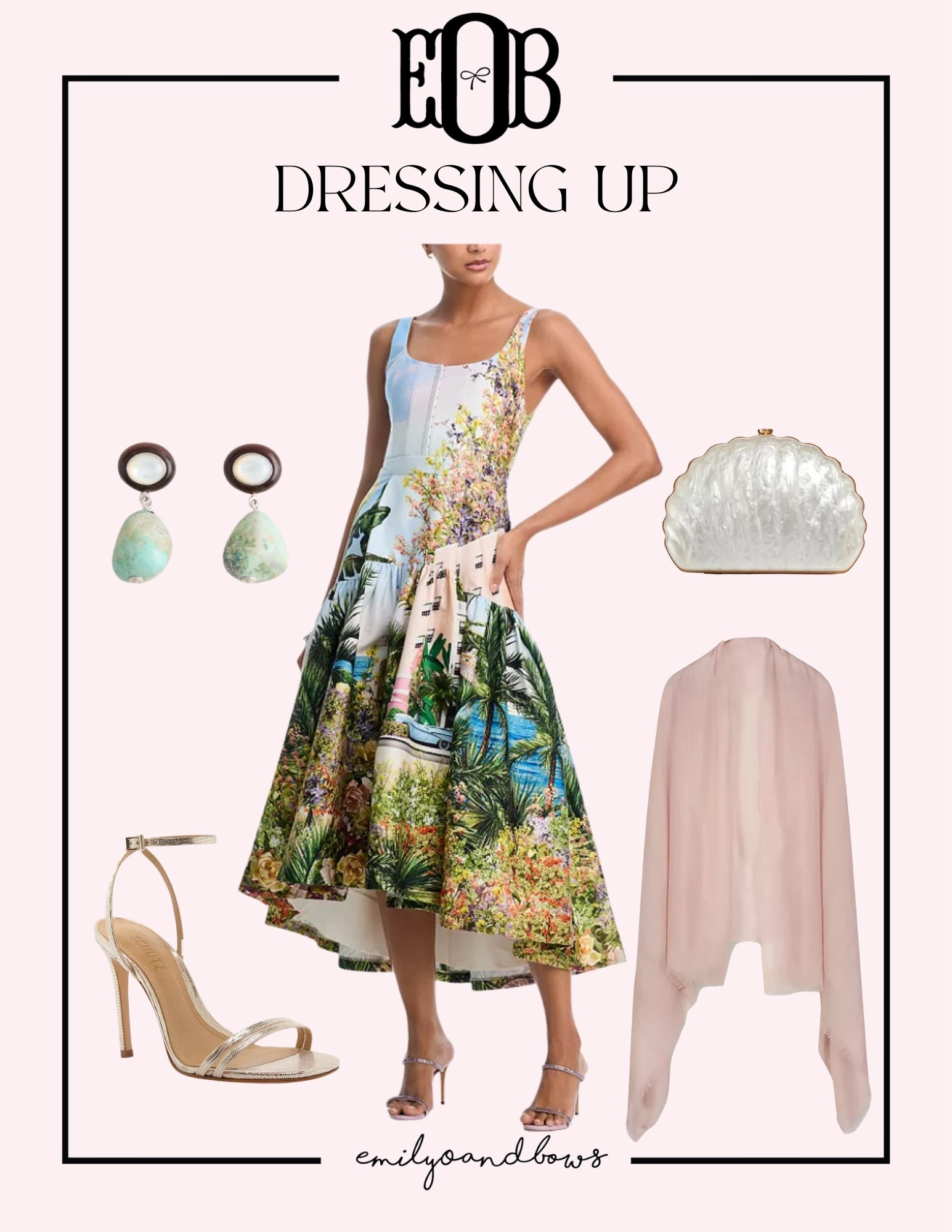 Spring or summer wedding guest dress inspiration! 