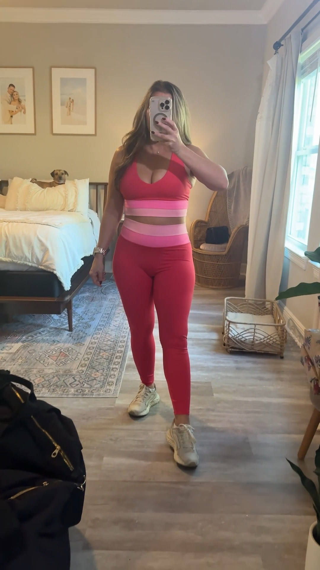 Still L🩷VING this set! 
Perfect for Valentines Day 💕

#LTKActive #LTKootd #LTKOver40