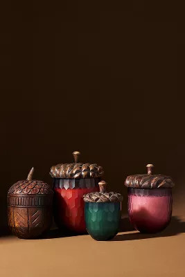 Artisan Acorn Candle | Anthropologie (US)