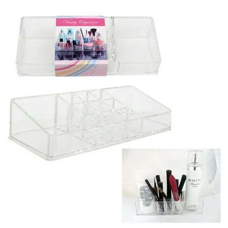 Cosmetic Organizer Case Storage Clear Jewelry Makeup Holder Box Vanity Make Up | Walmart (US)