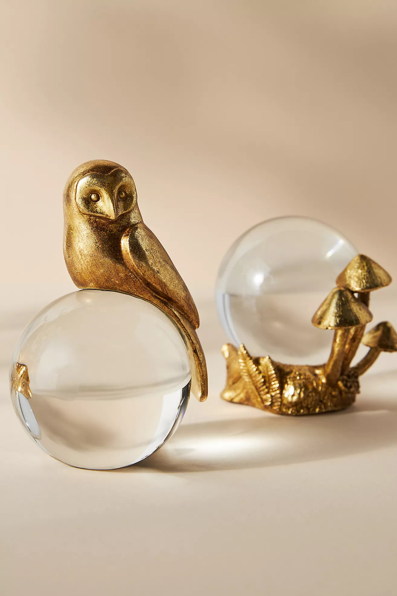 Charlotte Woodland Crystal Ball Decorative Object | Anthropologie (US)
