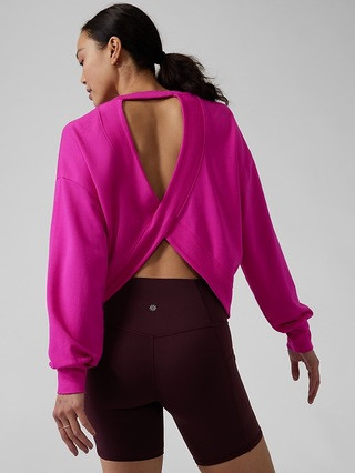 Savasana Twist Back Sweatshirt | Athleta