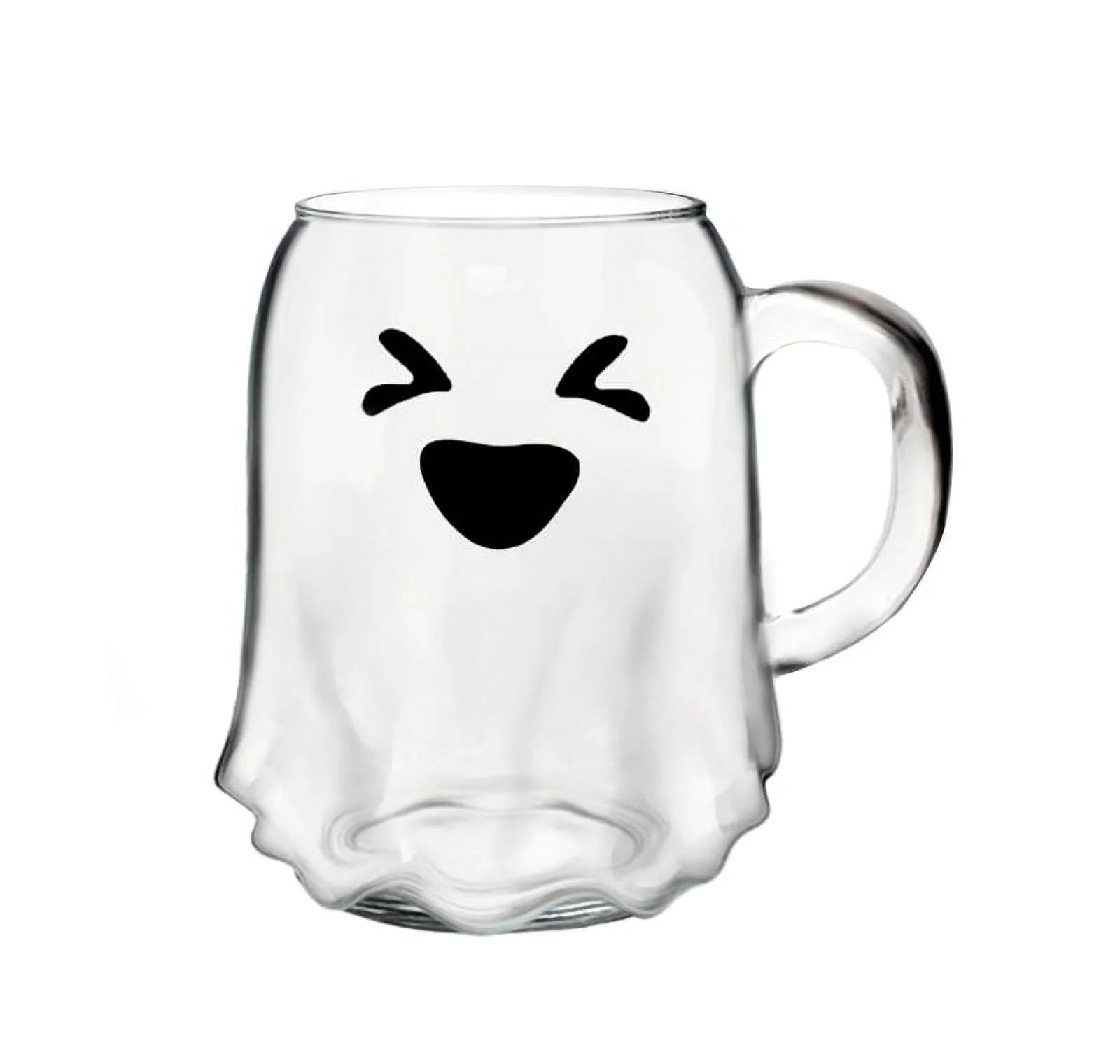 Way to Celebrate 18.5oz Clear Squint Ghost Glass Mug, 1pk | Walmart (US)