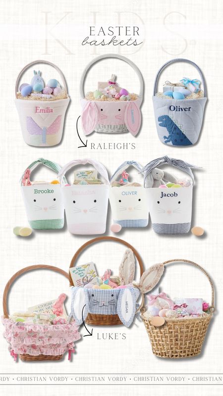 Monogrammed Easter baskets, for kids 

#christianblairvordy 

#easter #spring #easterbasket #kids #family #baby #holiday 

#LTKkids #LTKSeasonal #LTKfamily