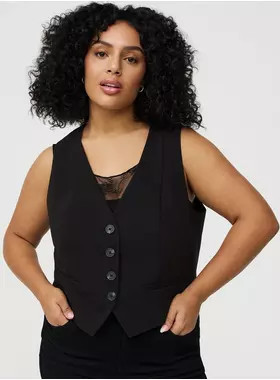 Tailored Vest | Torrid (US & Canada)