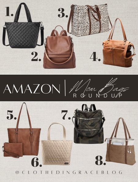Mom bag roundup from Amazon!