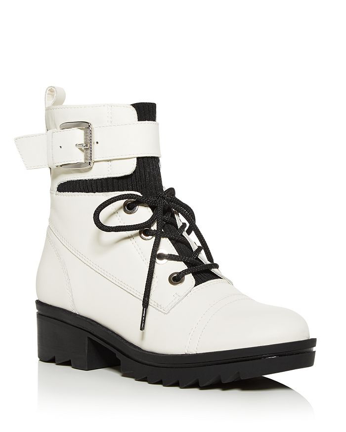 Women's Bristyn Block-Heel Combat Boots | Bloomingdale's (US)