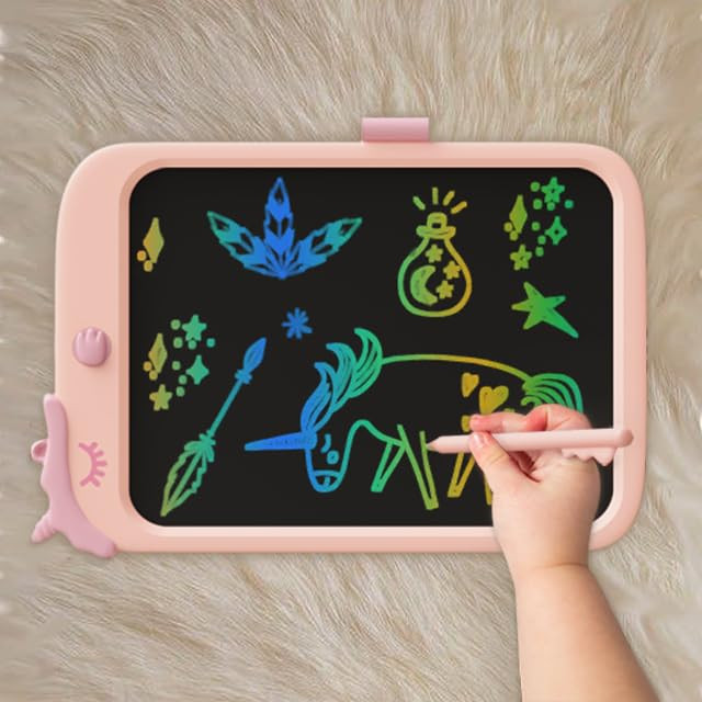 bravokids LCD Writing Tablet for Kids Toys, 10 Inch Colorful Doodle Board Drawing Pad for Kids Drawi | Amazon (US)