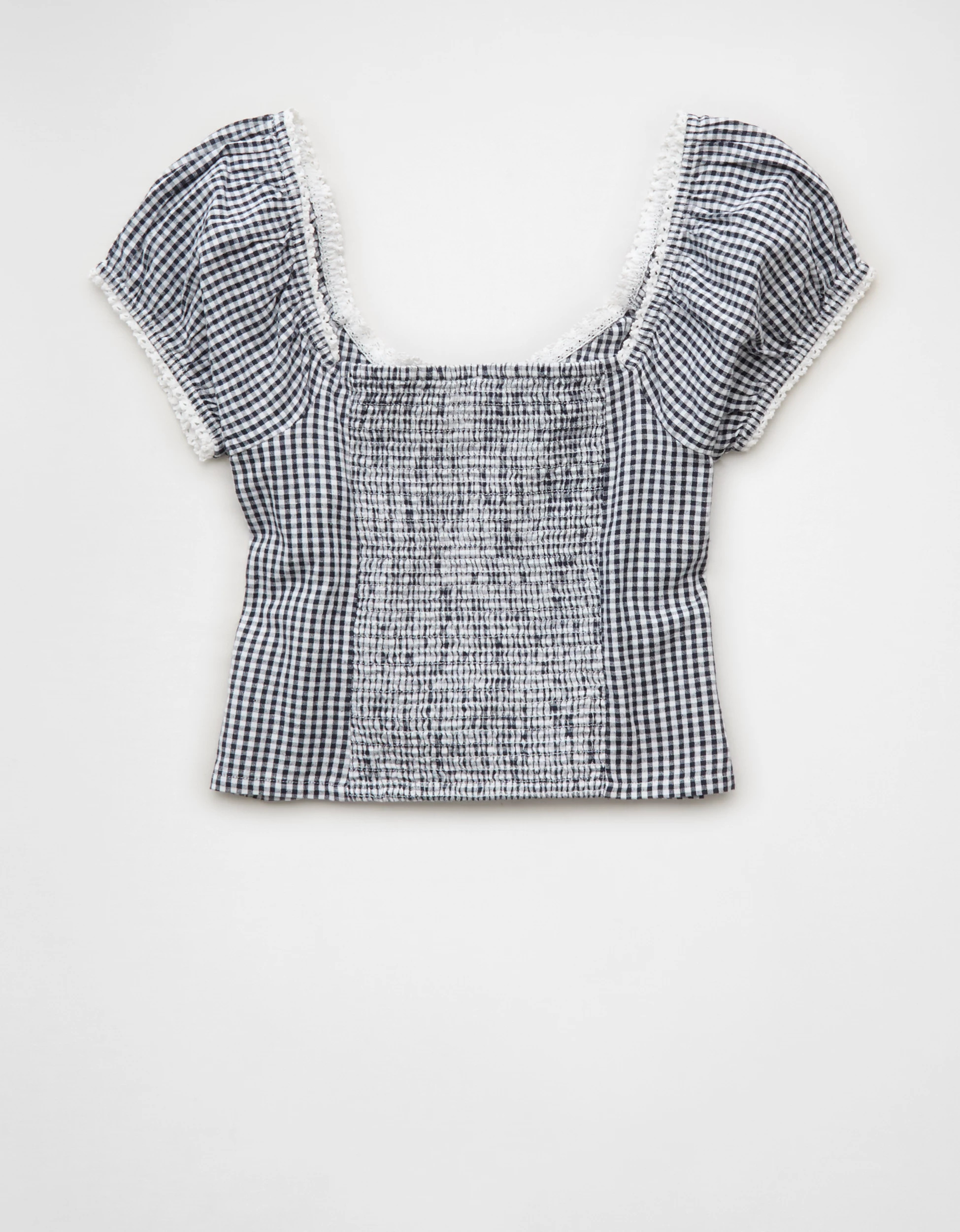 AE Short-Sleeve Corset Top | American Eagle Outfitters (US & CA)