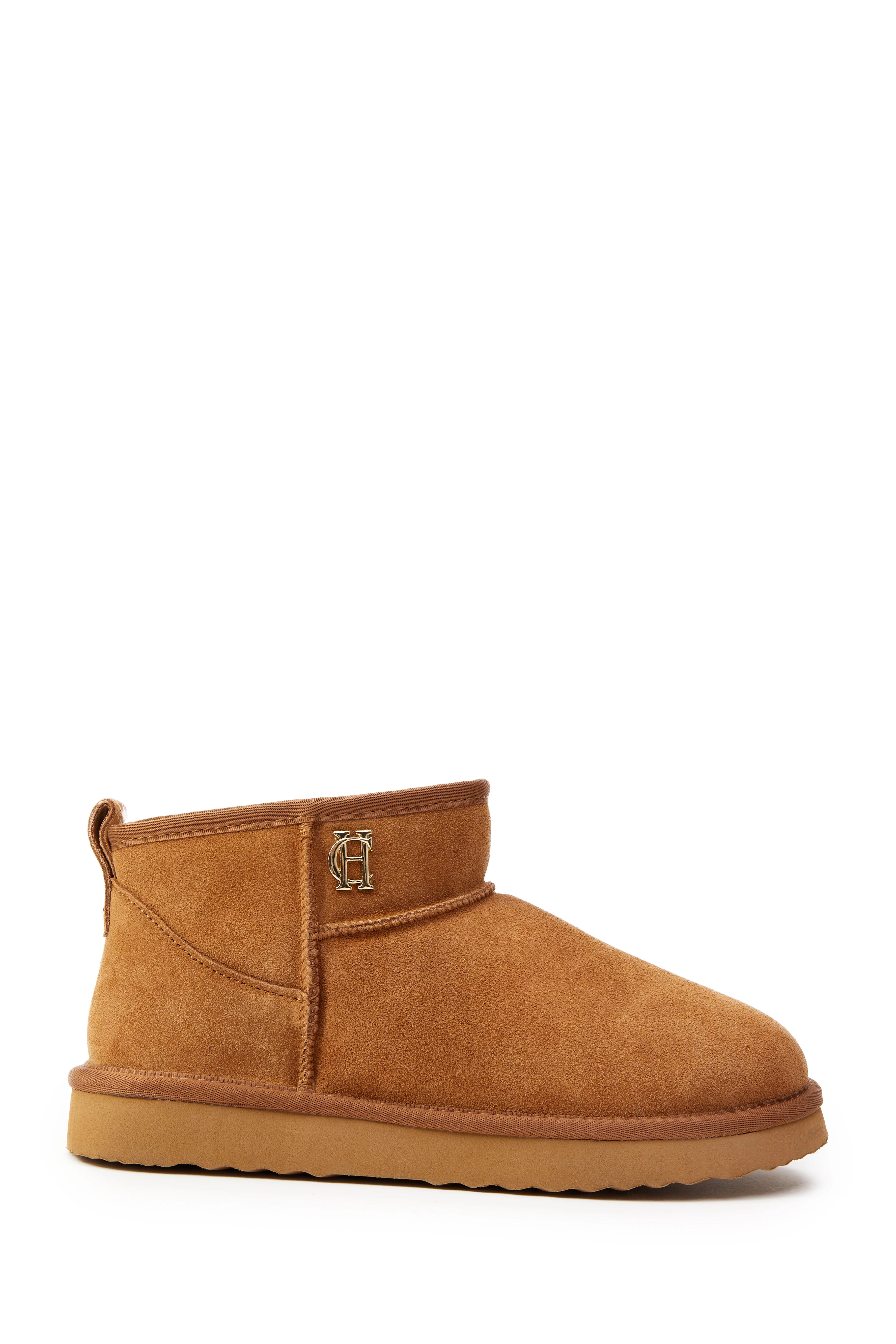 Ultra Mini Shearling Boot (Tan) | Holland Cooper
