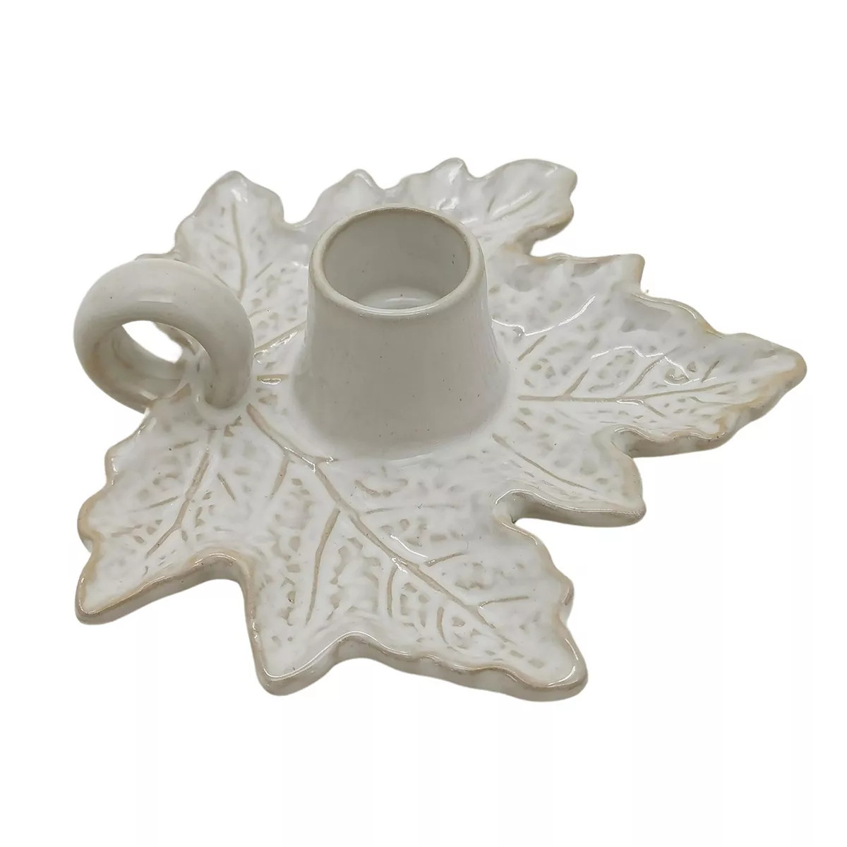 Celebrate Together™ Fall Leaf Ceramic Taper Candleholder | Kohl's