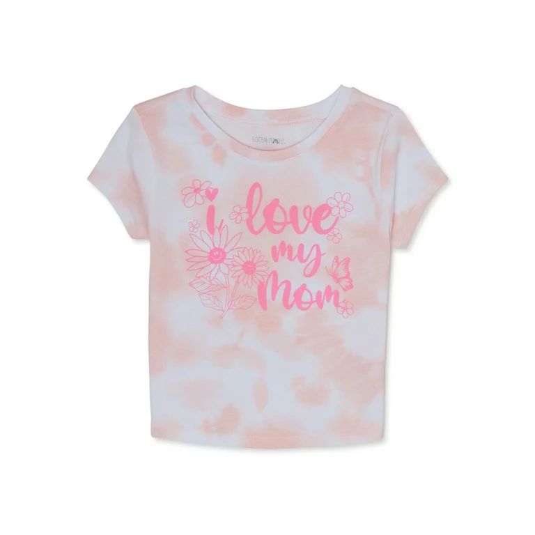 Garanimals Toddler Girl Short Sleeve Printed Graphic T-Shirt, Sizes 18M-5T | Walmart (US)