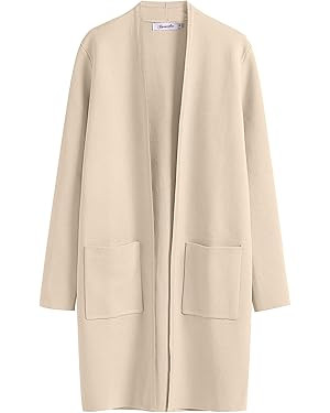 Caracilia Cardigan Sweaters for Women Casual 2023 Fall Winter Fashion Clothes Classy Long Sleeve ... | Amazon (US)