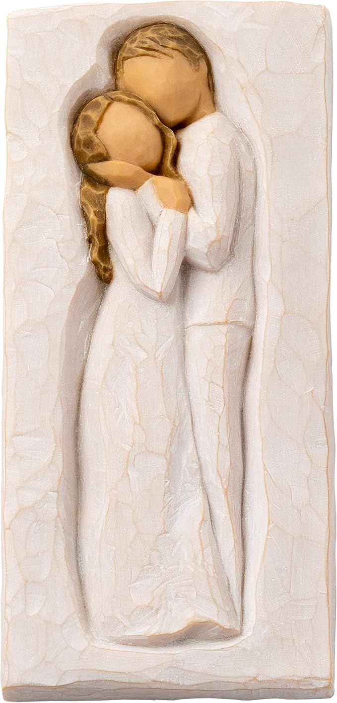 Willow Tree Embrace Plaque, Sculpted Hand-Painted bas Relief | Amazon (US)