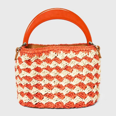Mini Straw Bucket Bag - A New Day™ | Target