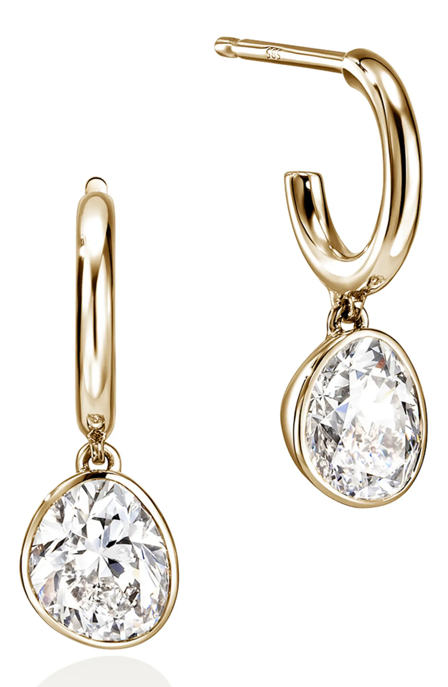 John Hardy JH Lovestruck™ Hoop Earrings, 14K Gold, Lab-Grown Diamonds, 1.5TCW | Nordstrom | Nordstrom