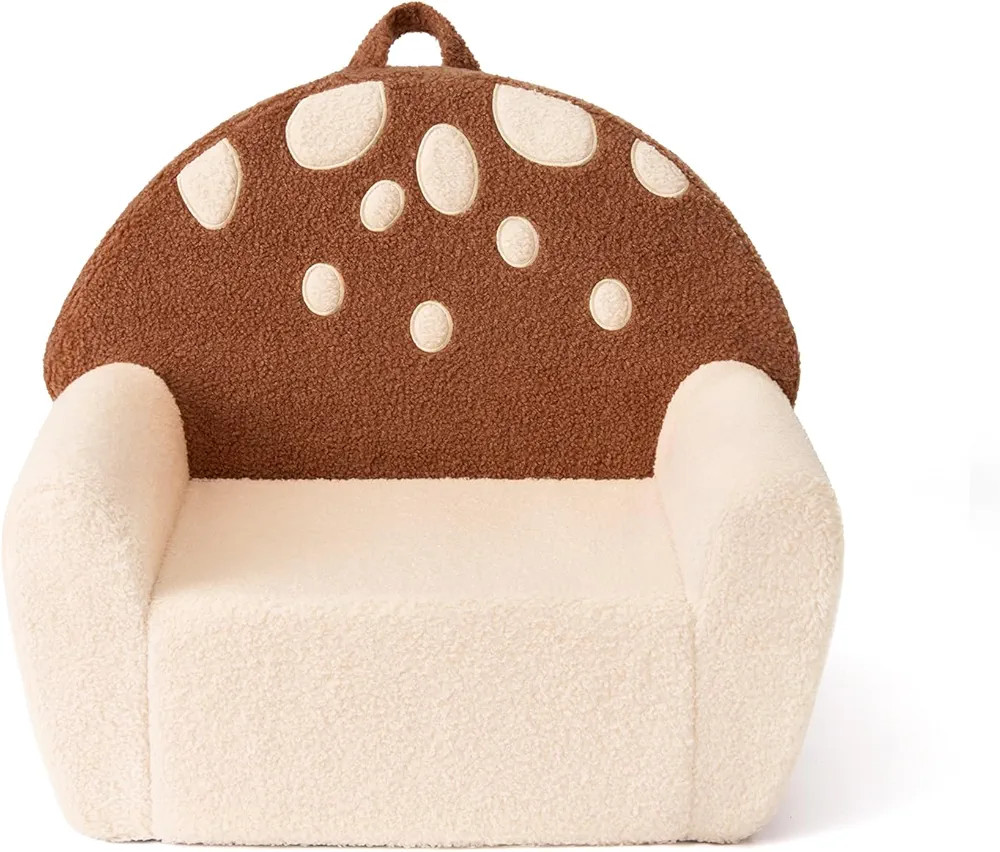Blissful Diary Toddler Chair Comfy, Foam Kids Chair with Soft Teddy Plush, Toddler Reading Chair ... | Amazon (US)