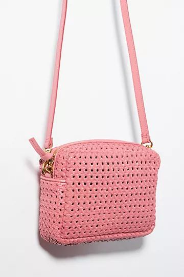 Clare V. Petal Rattan Midi Sac Crossbody Bag | Anthropologie (US)