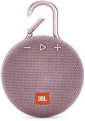 JBL CLIP 3 - Waterproof Portable Bluetooth Speaker - Pink | Amazon (US)