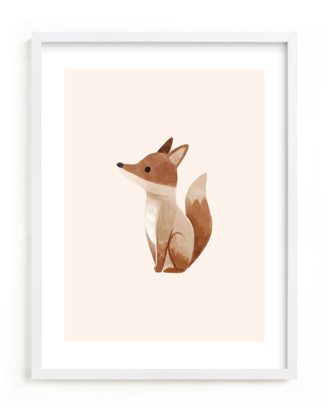"Baby Fox" - Painting Limited Edition Art Print by Vivian Yiwing. | Minted
