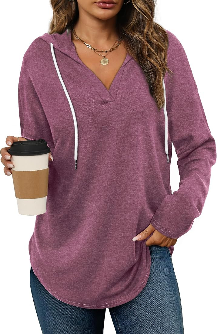 Womens Fall Fashion Hoodies for Women Pullover Sweatshirts Long SLeeve Shirts Trending Now 2023 | Amazon (US)