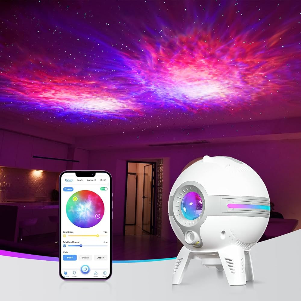 woohlab Star Projector, Galaxy Projector for Bedroom, Timer&Remote Control, LED Nebula/Love/Star ... | Amazon (US)