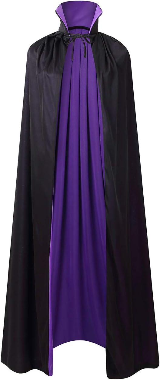 Reversible Velvet Hooded Vampire Cape, Halloween Cosplay Costume | Amazon (US)