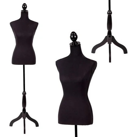 FDW 67 "H Polypropylene New Female Mannequin with Stable Stand, Perfect for Display(Black) | Walmart (US)
