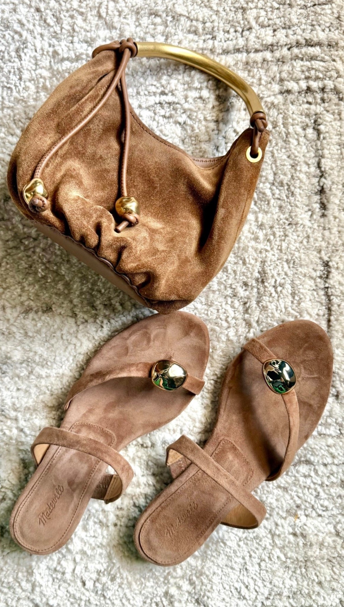 Sandals
Suede bag 
Madewell 

#LTKSeasonal