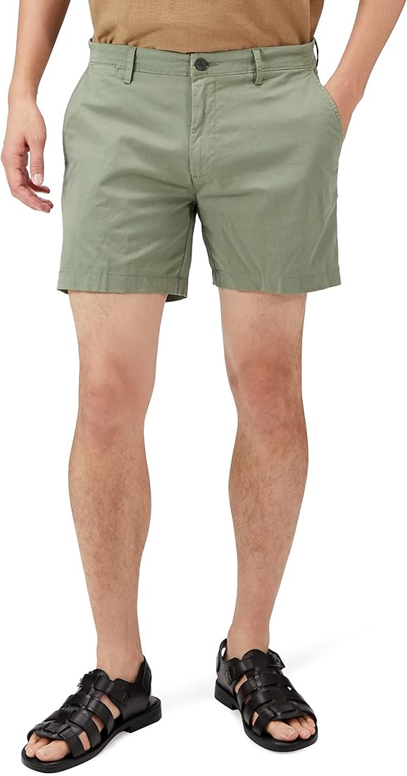 Amazon Essentials Men's Slim-Fit 5" Flat-Front Comfort Stretch Chino Short (Previously Goodthread... | Amazon (US)