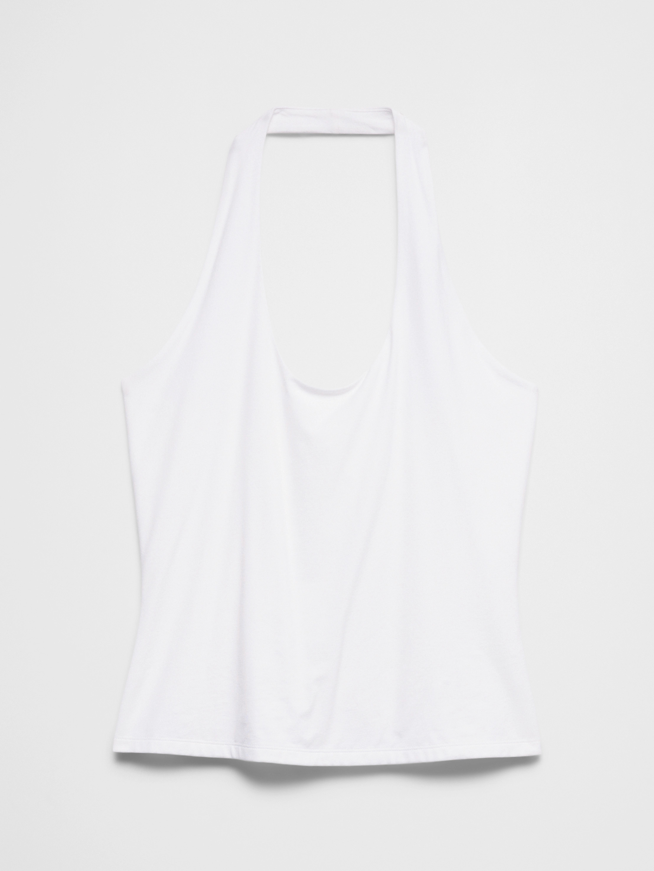 Soft Stretch Halter Top | Banana Republic Factory