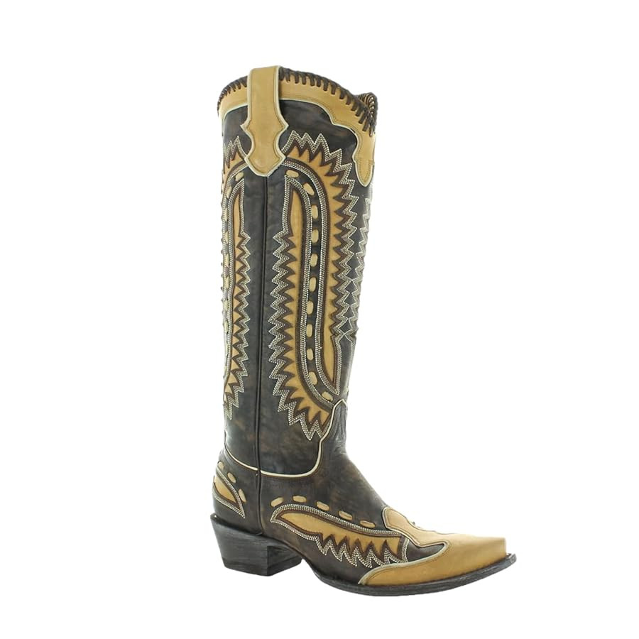 Chocolate Brown Embroidered Quiroga Western Boots by Old Gringo | Amazon (US)
