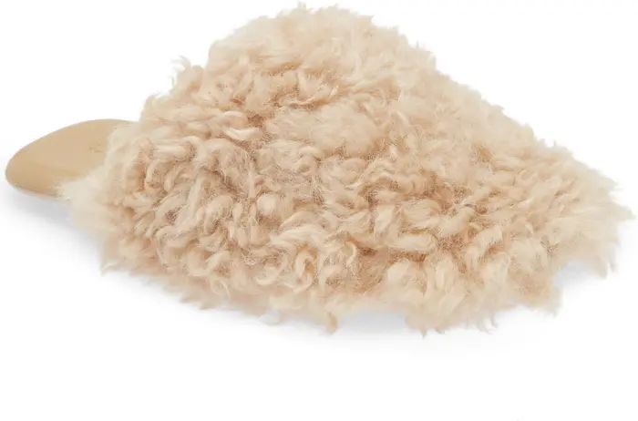 Stand Studio Polly Faux Fur Slipper & Travel Pouch Set (Women) | Nordstrom | Nordstrom