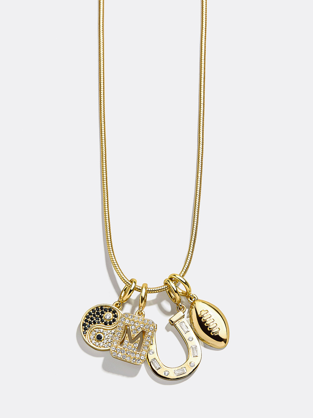Custom Cluster Charm Necklace - Gold | BaubleBar (US)