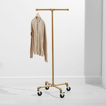 Monroe Trades Mobile Clothing Rack | West Elm (US)