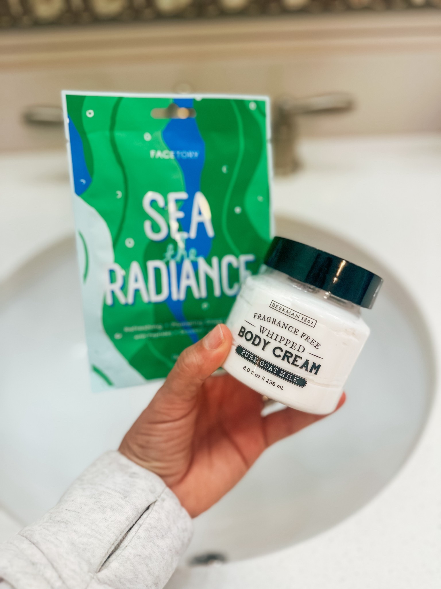 Skincare choices I’m making today 🤍
A no-brainer, no-fragrance whipped goat milk body cream (10/10 for sensitive, winter-dry skin) + a Seas the Radiance serum with peptides + seaweed when my skin needs a little extra glow and bounce.

Nothing complicated, just listening to what my skin needs and keeping it simple but effective.

#LTKdayinmylife #LTKgrwm #LTKmorningroutine